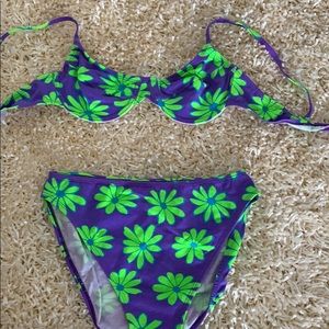 Vintage flower bikini